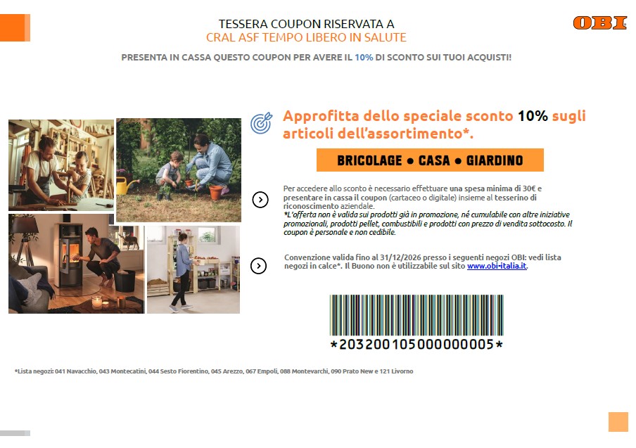 Convenzione con OBI